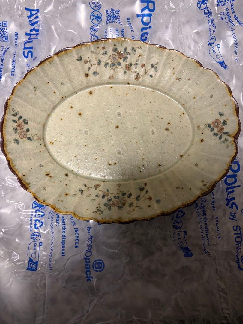 み*ん様 は*な様 市野吉記 シノワズリ 椿円菊花皿 33 新品未使用