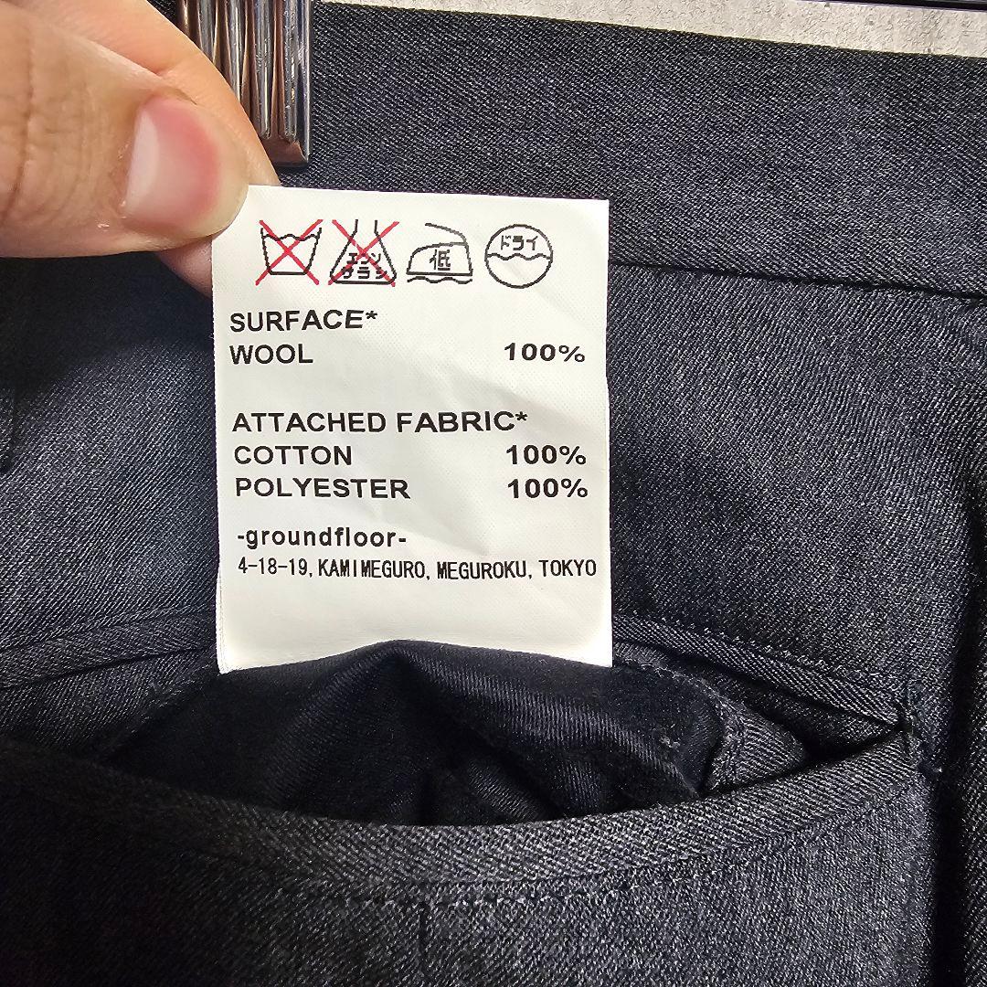 【ヨシオクボ】Yoshio Kubo グレー スーツセットアップ