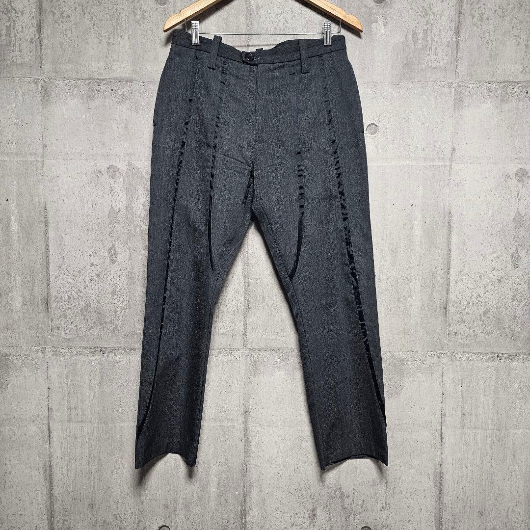 【ヨシオクボ】Yoshio Kubo グレー スーツセットアップ