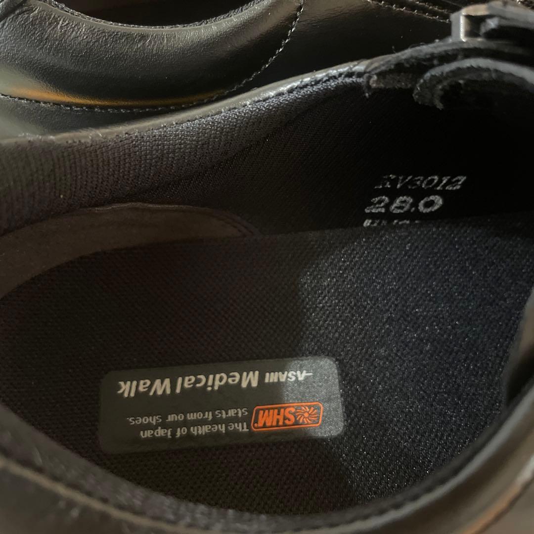 アサヒメディカルウォーク「紳士用」　　　 WK MO28ブラック　サイズ28cm