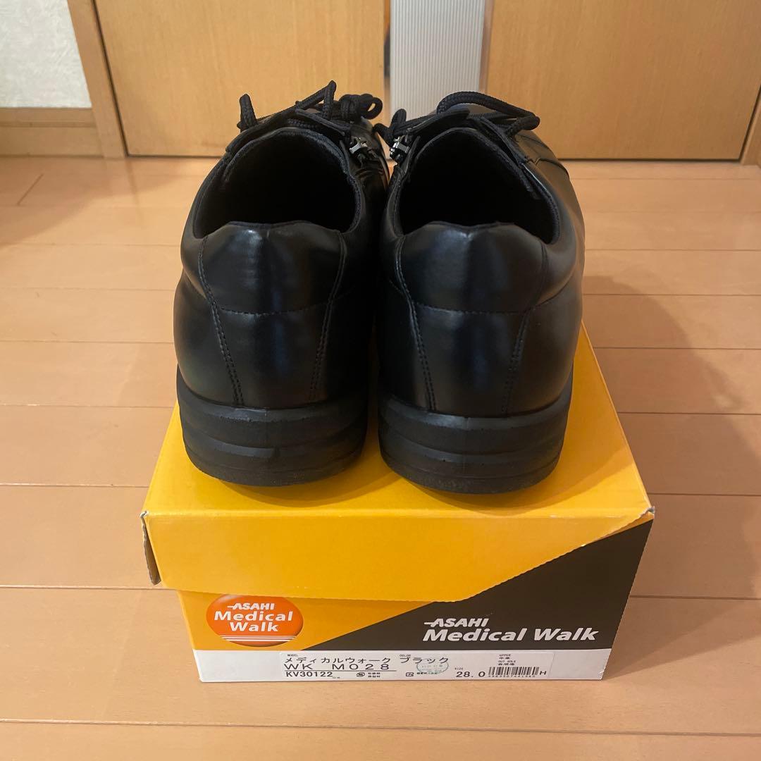 アサヒメディカルウォーク「紳士用」　　　 WK MO28ブラック　サイズ28cm