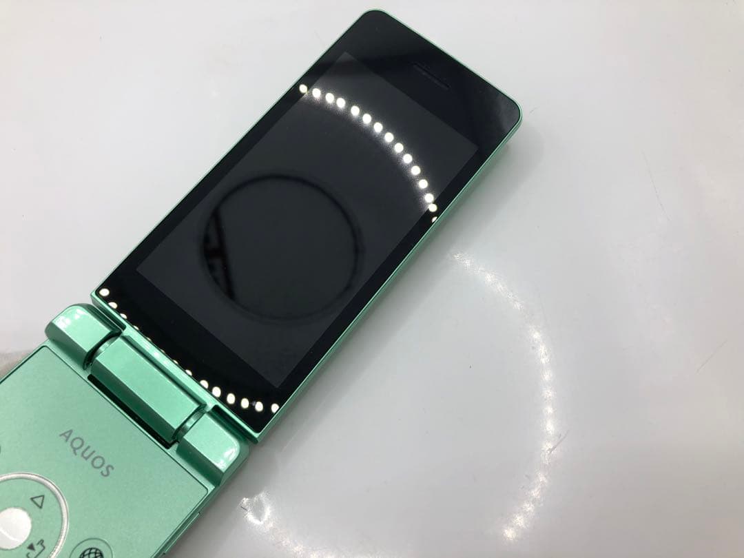 【Simフリー】AQUOS ケータイ3　805SH　LTE（4G）グリーン