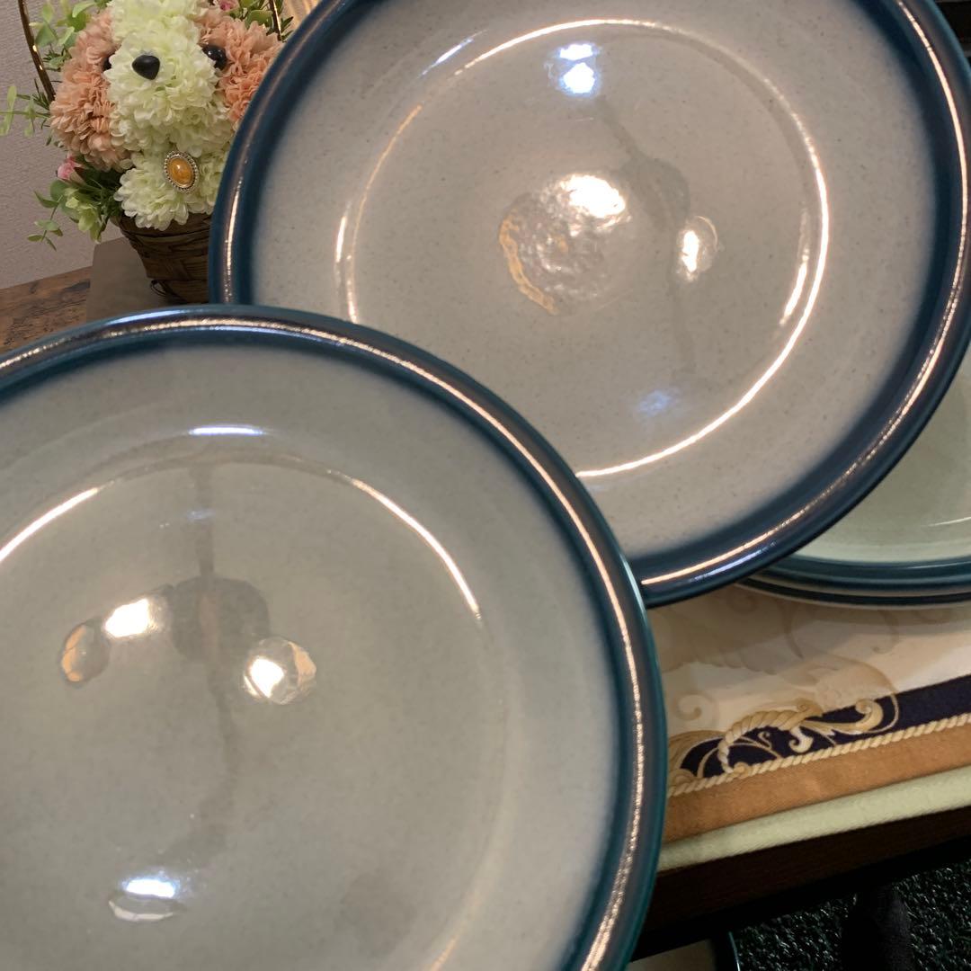 希少　ウェッジウッド ブルーパシフィック　22.5cmディナープレート 7枚