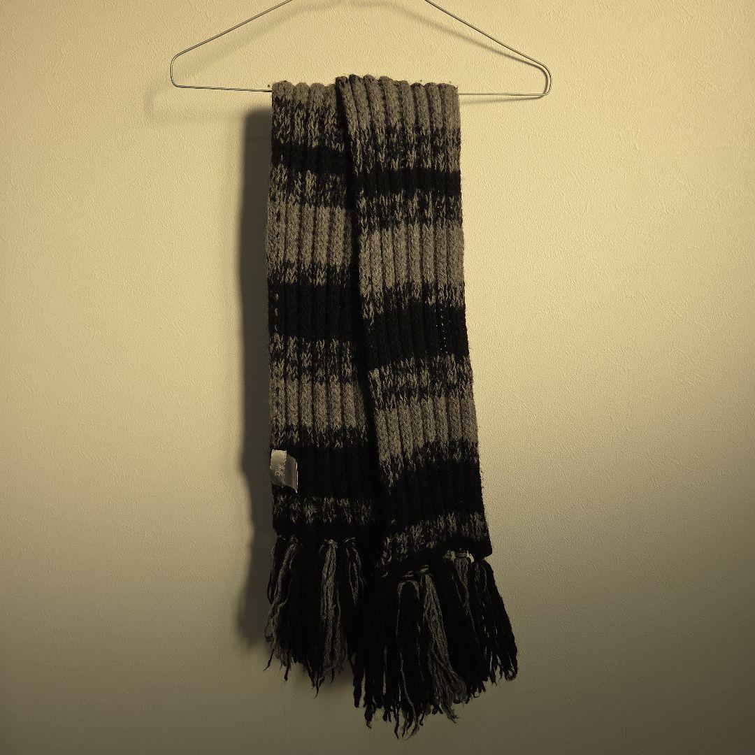 Dior HOMME ウールマフラー ストライプ