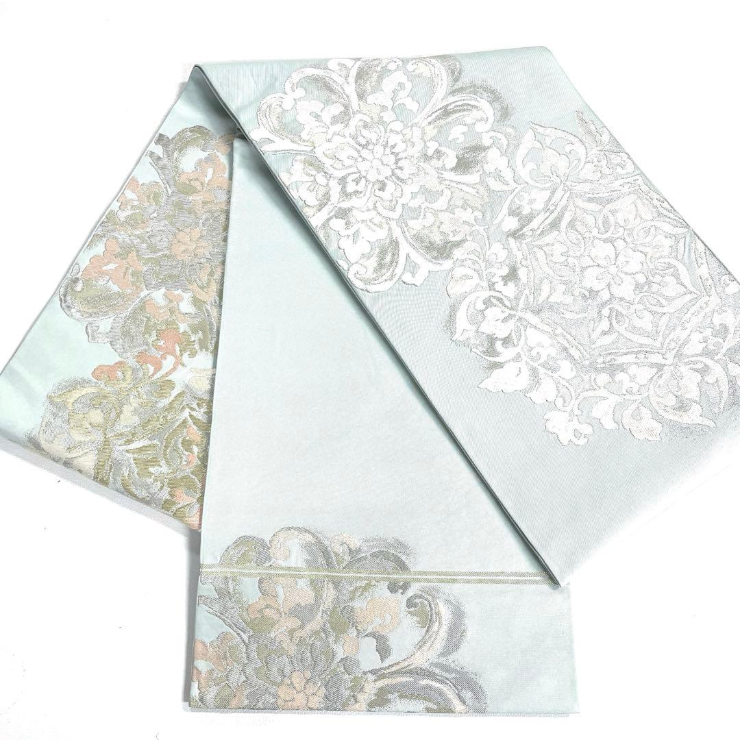 専用帯6100 ●川島織物謹製 高級 正絹 六通 袋帯 花文 華文