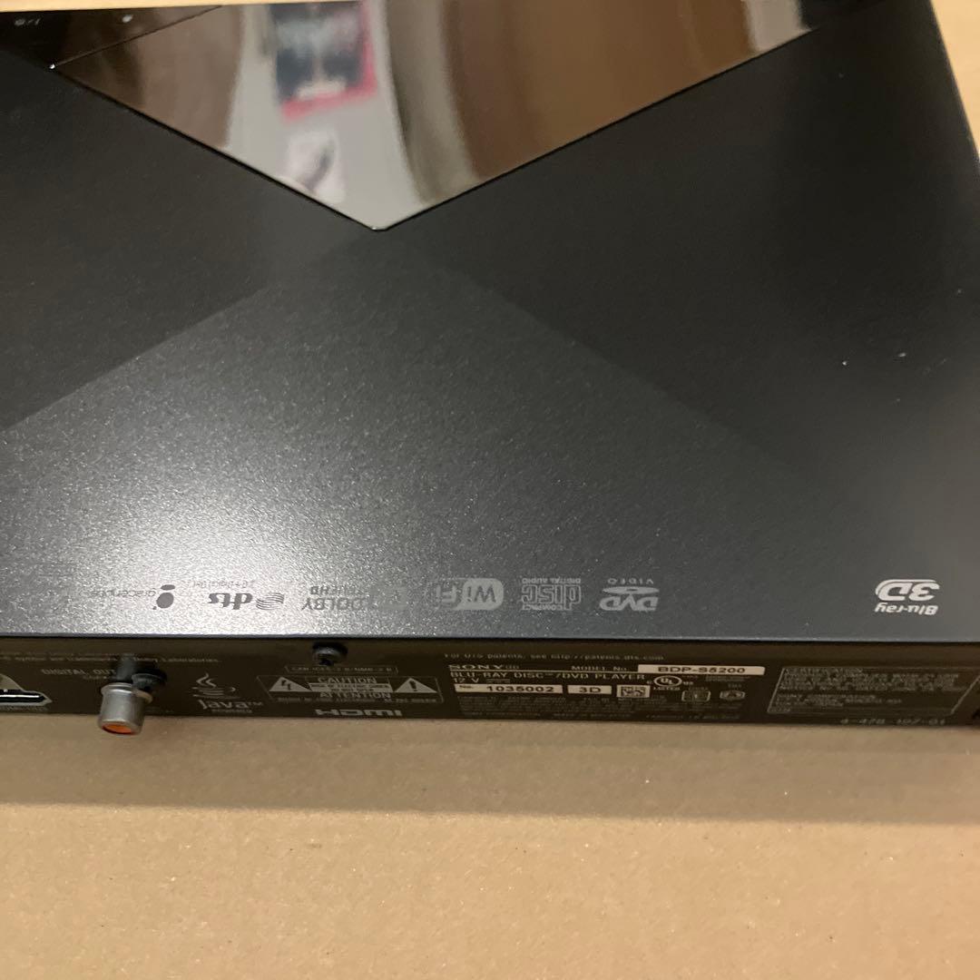 Sony BDP-S5200 ブルーレイプレーヤー　DVDリージョンフリー