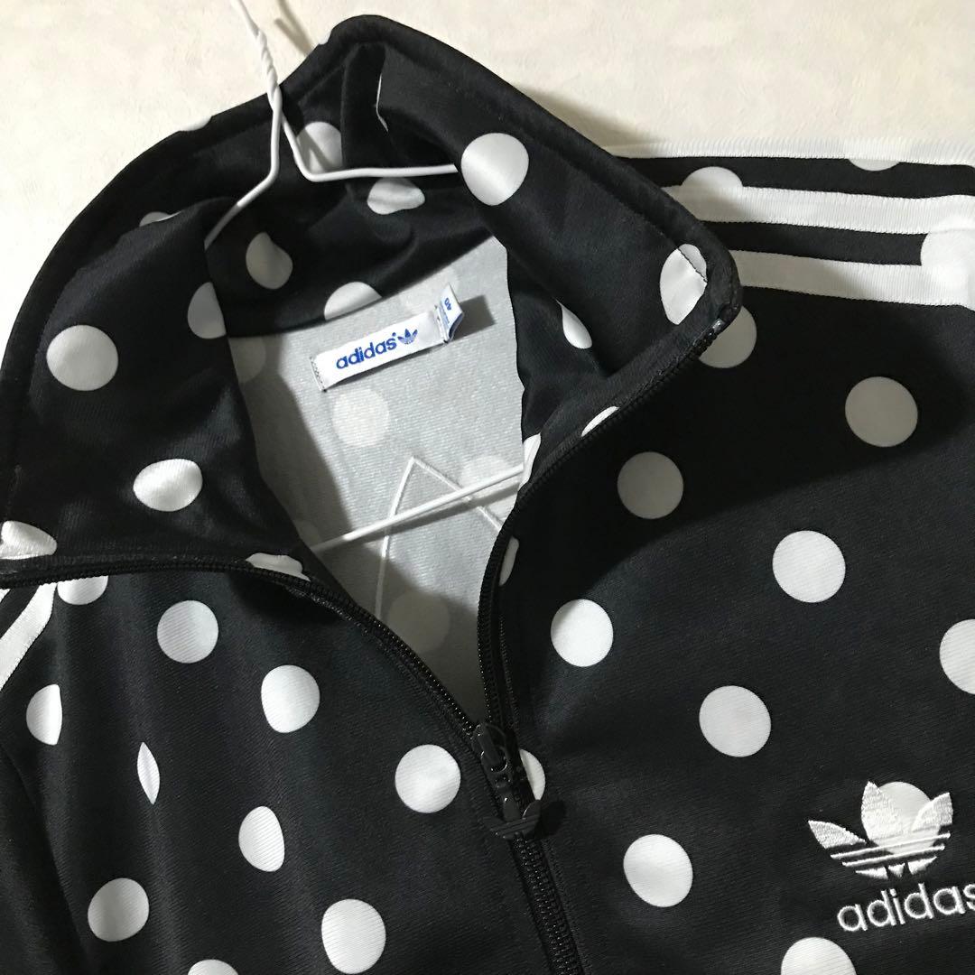 レア！マドンナ着用！アディダスオリジナルス水玉模様！トラックジャケットジャージ！