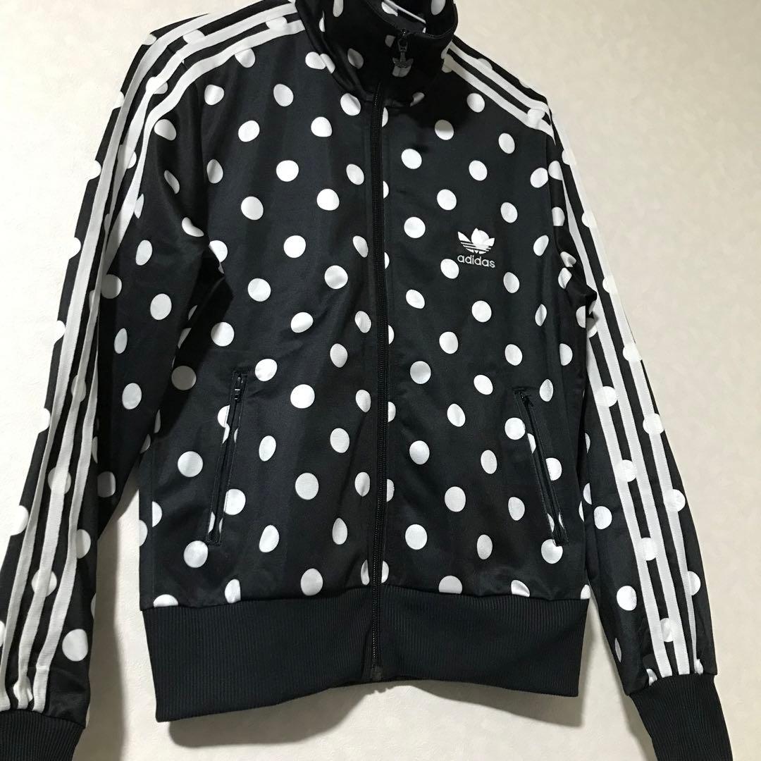 レア！マドンナ着用！アディダスオリジナルス水玉模様！トラックジャケットジャージ！