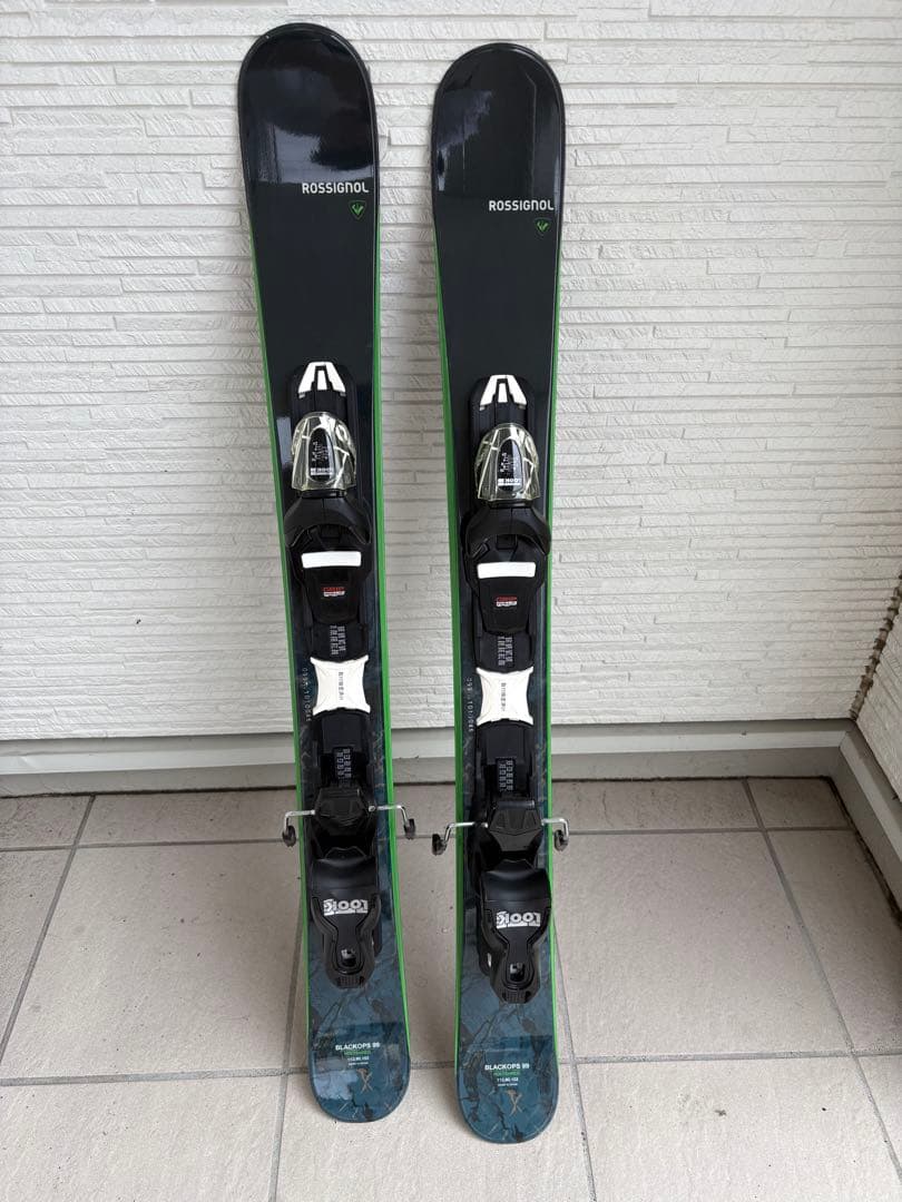 ROSSIGNOL BLACKOPS 99 ショートスキー　シナノ　ストック
