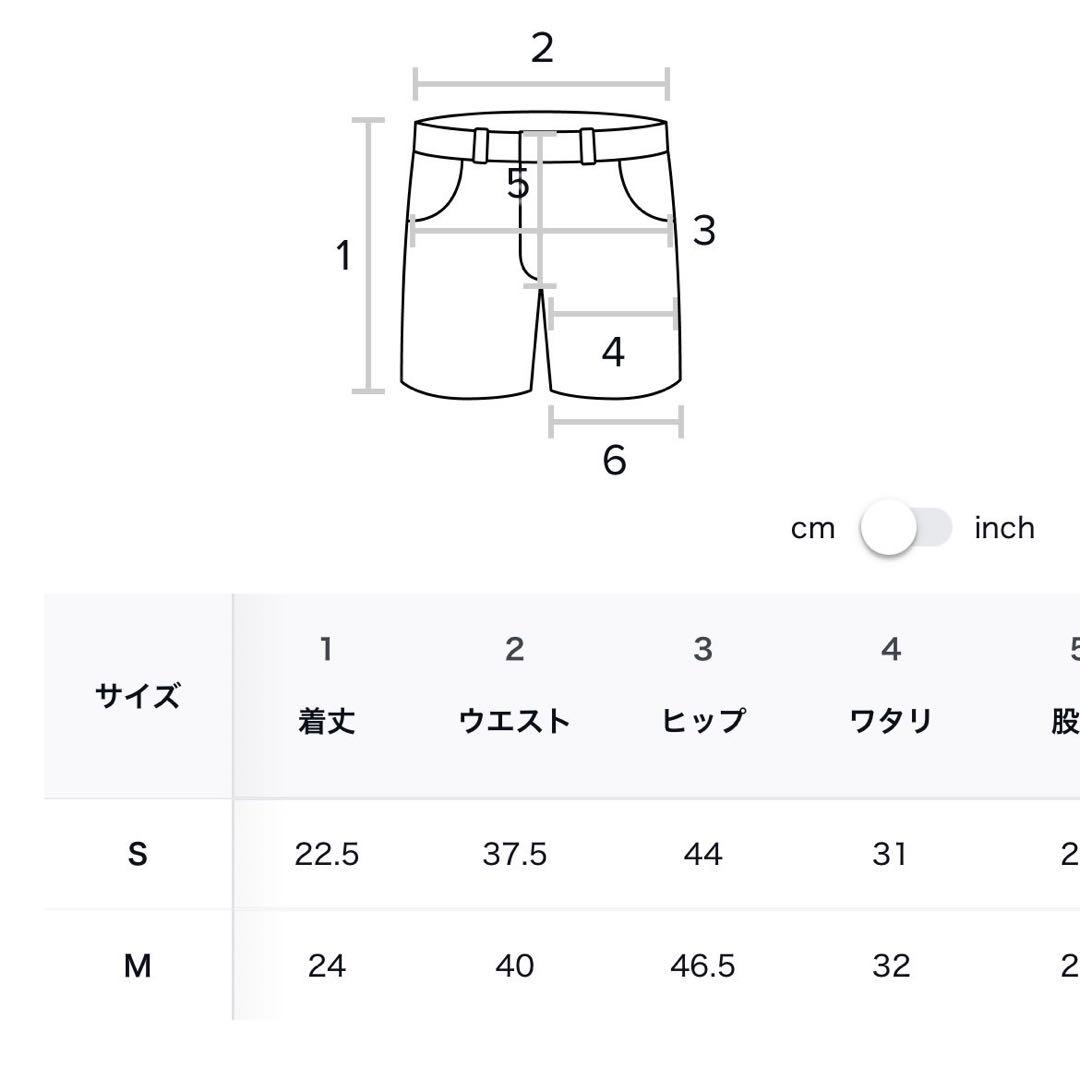 CRANK SEOUL ストライプショートパンツ グレー
