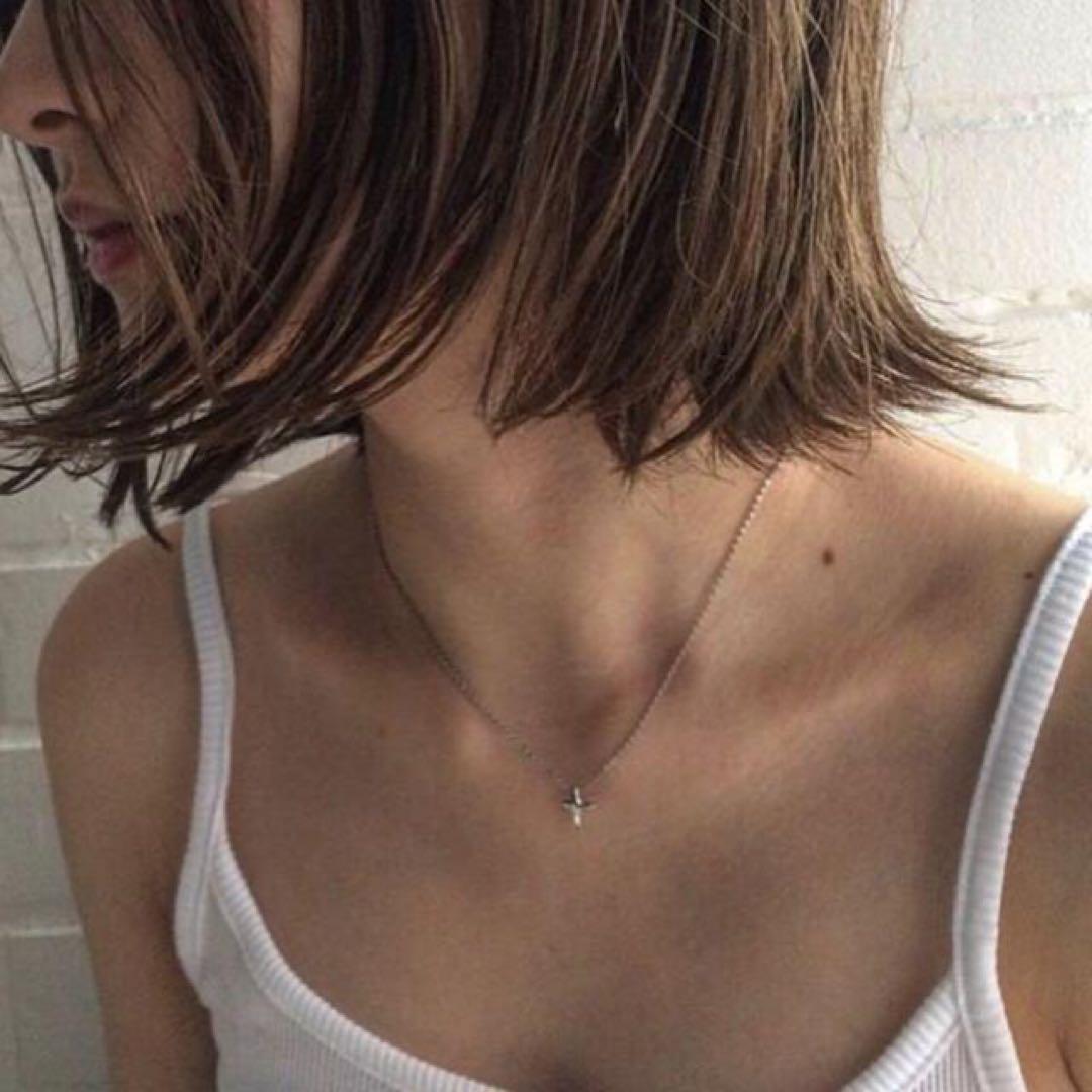 loro ny cross necklace silver925 sサイズ