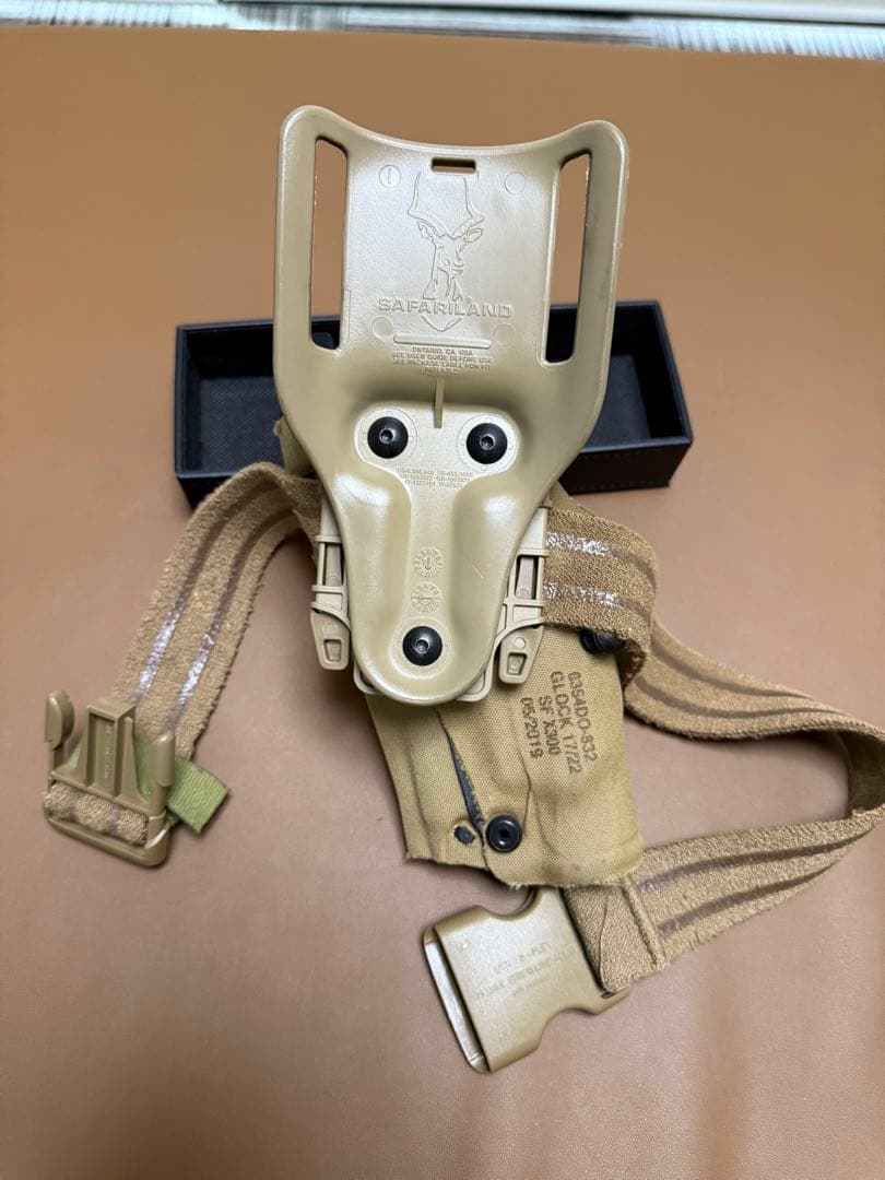 SAFARILAND GLOCK 17/22 ホルスター 実物　TAN 中古
