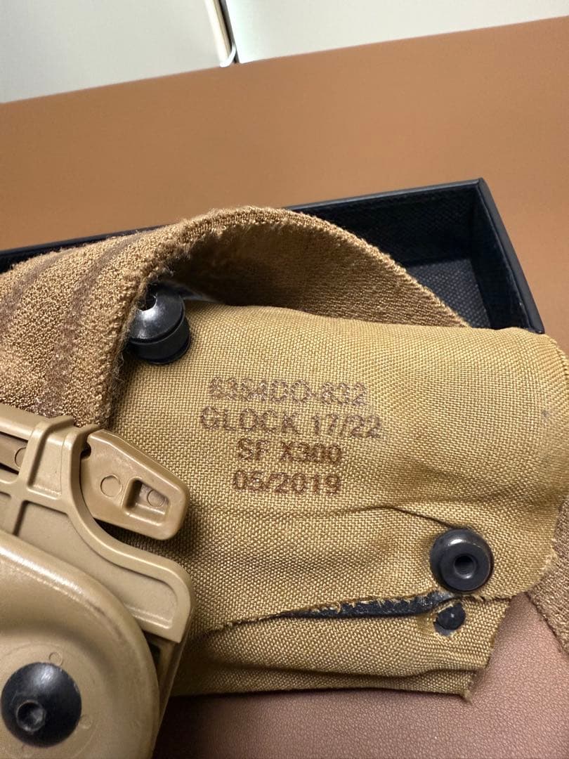SAFARILAND GLOCK 17/22 ホルスター 実物　TAN 中古