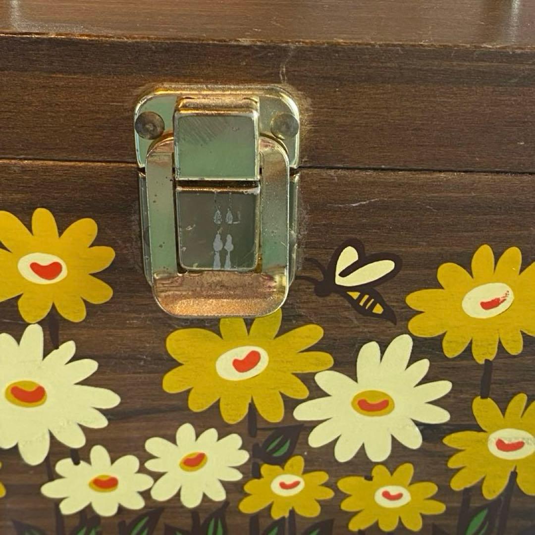 ヴィンテージ カロナン バスケット ウッドバスケット