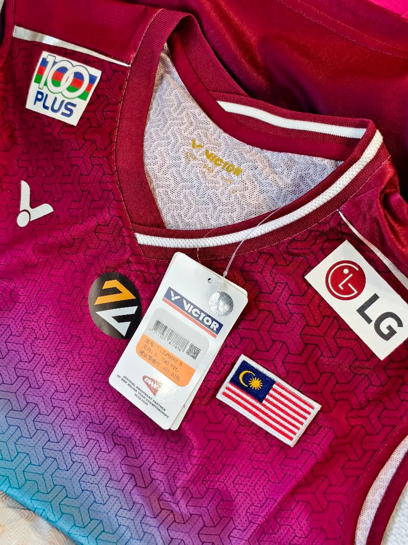 VICTOR公式限定LZJ選手モデル マレーシア代表 選手支給ウェアYONEX