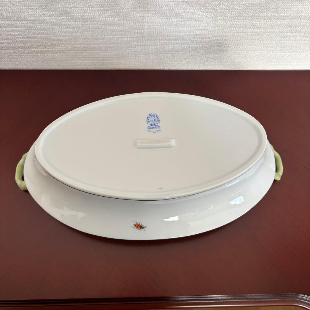 ヘレンド ロスチャイルドバード 取っ手付きトレイ