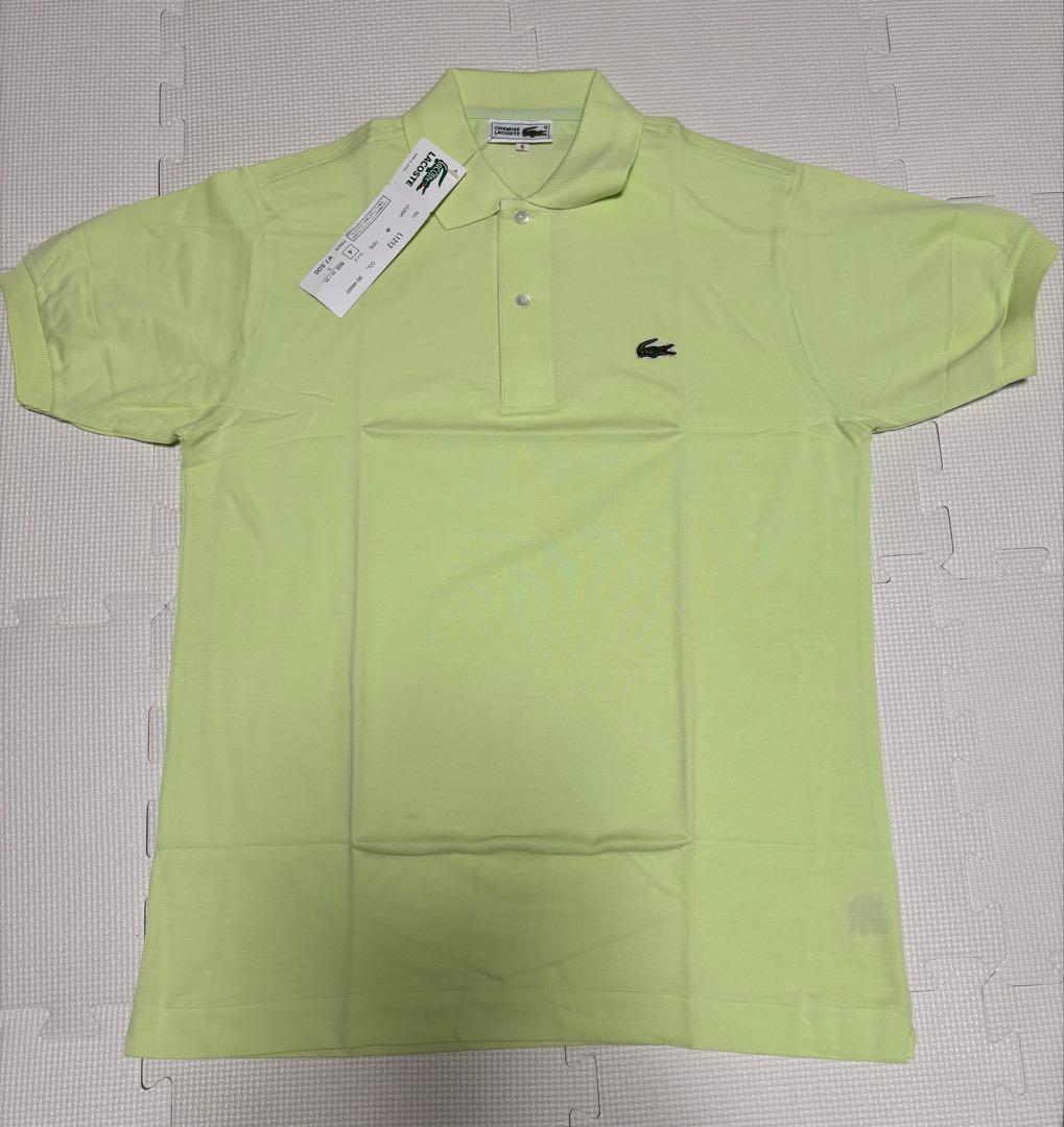 LACOSTE ライトグリーン ポロシャツ