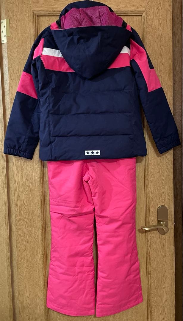 【phenix スキーウェアセット】140 サイズ調整可能　フード取り外せます
