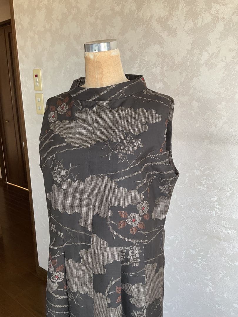 着物リメイクワンピース