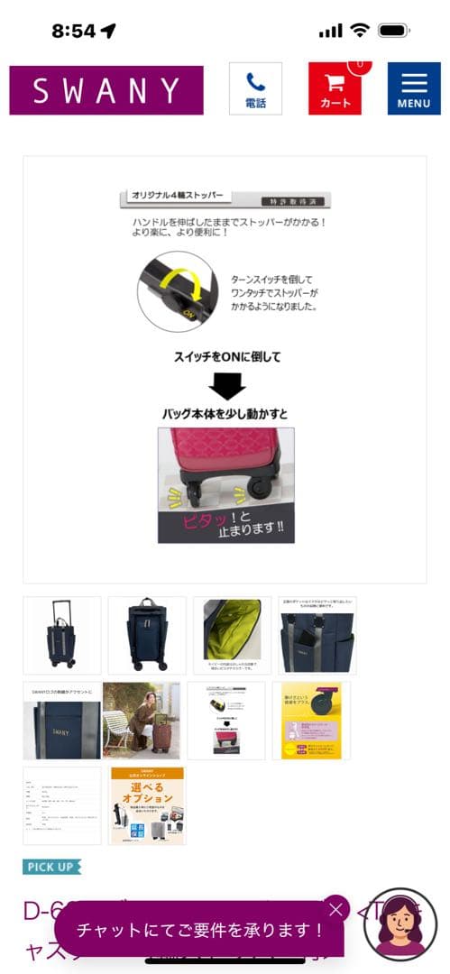 SWANY スワニーD-631 ブリル (L21) ネイビー