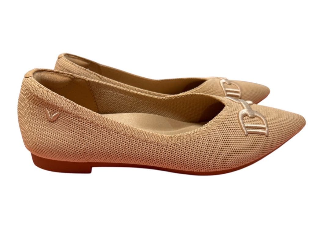 VIVAIA フラットシューズ ベージュ23.5cm EU36.5 早い者勝ち