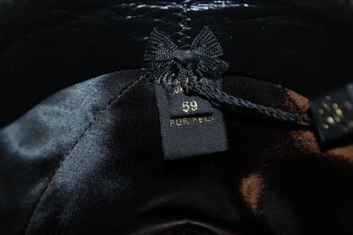 Borsalino ビキューナ ホンブルグハット 59 ボルサリーノ ブラウン