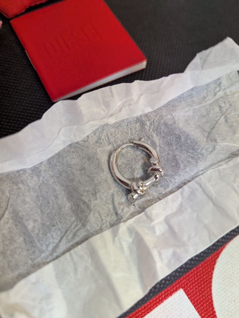 [未使用美品 箱・付属品あり] DIESEL グレン期ピアス DX1447