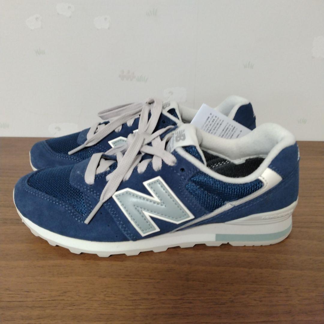 新品　New Balance WL996 ネイビー スニーカー　23.5cm