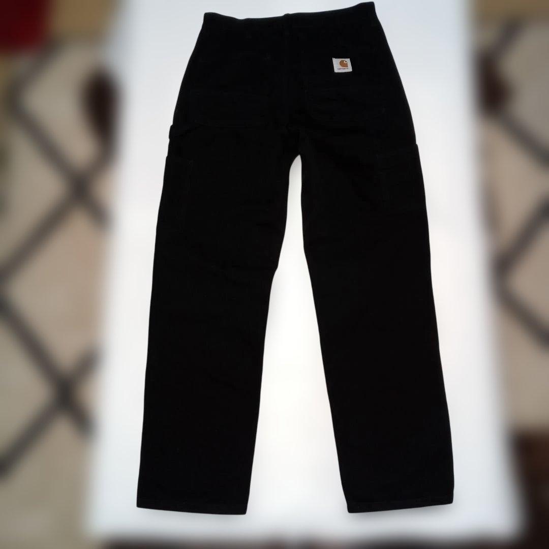 カーハートWIP ダブルニーパンツブラック