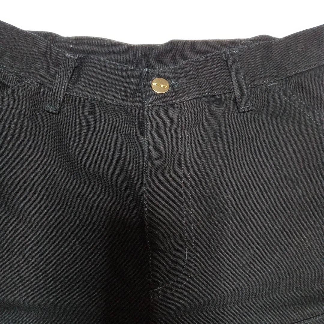 カーハートWIP ダブルニーパンツブラック