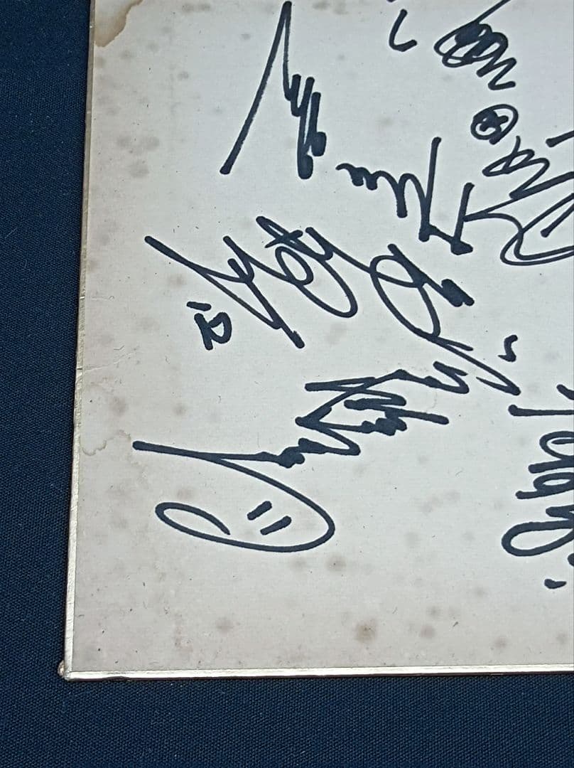 長嶋茂雄 直筆サイン 色紙 巨人 王貞治