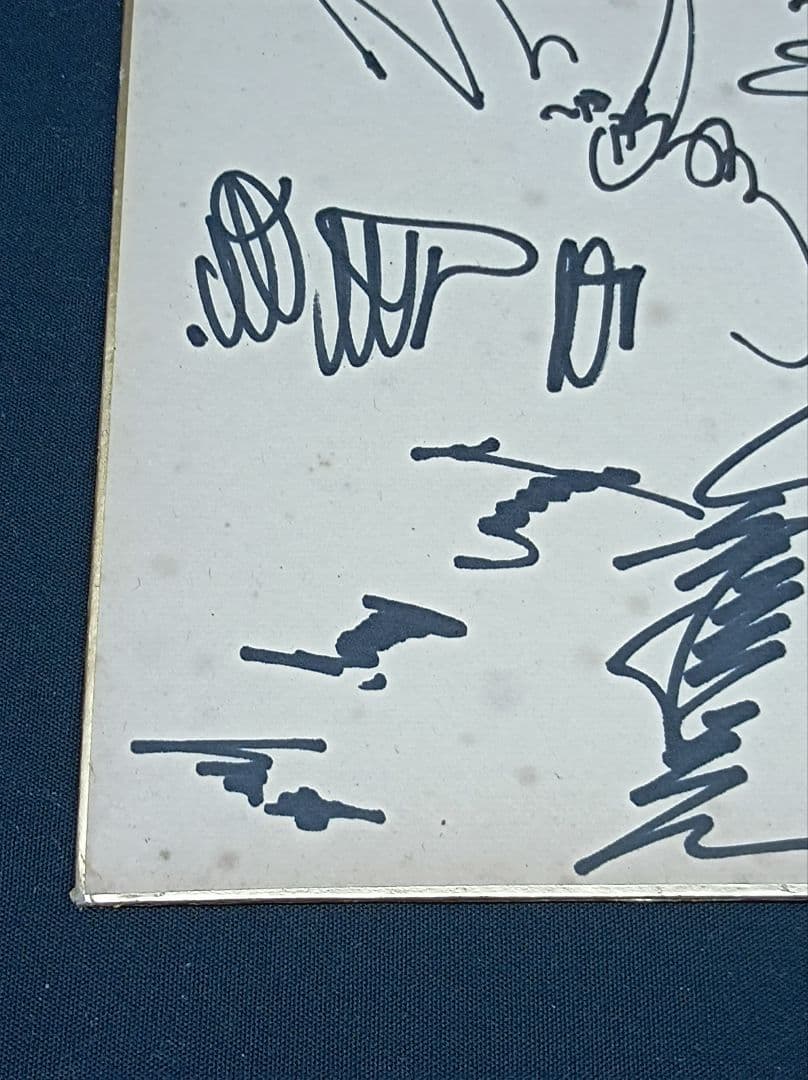 長嶋茂雄 直筆サイン 色紙 巨人 王貞治