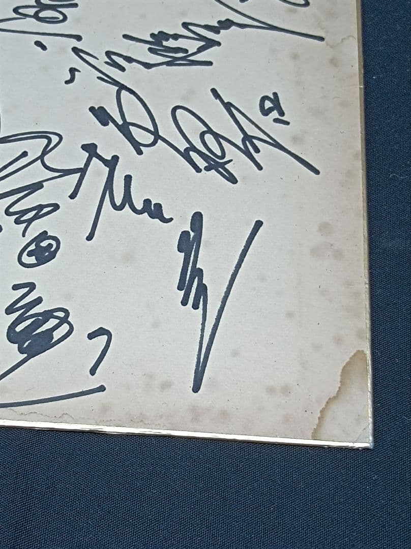 長嶋茂雄 直筆サイン 色紙 巨人 王貞治