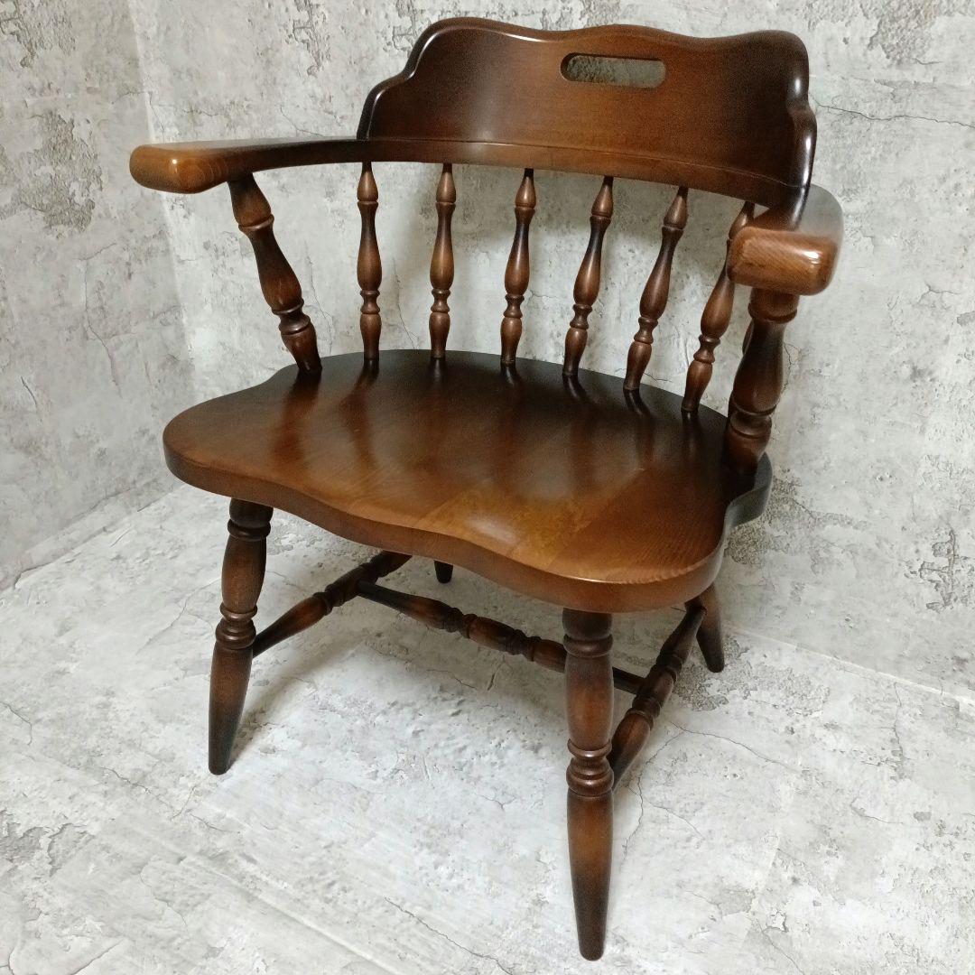 h2ddes飛騨産業　キツツキ　木製　穂高 アームチェア