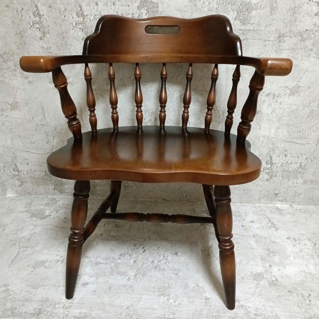 h2ddes飛騨産業　キツツキ　木製　穂高 アームチェア