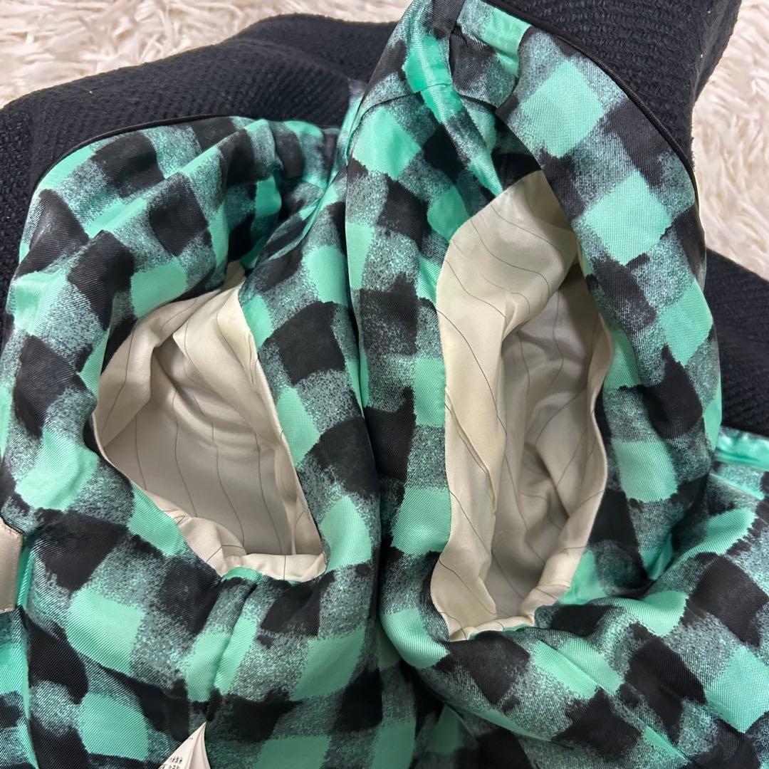 極美品　PaulSmith 変形　ノーカラージャケット　ナポレオン　スパンコール