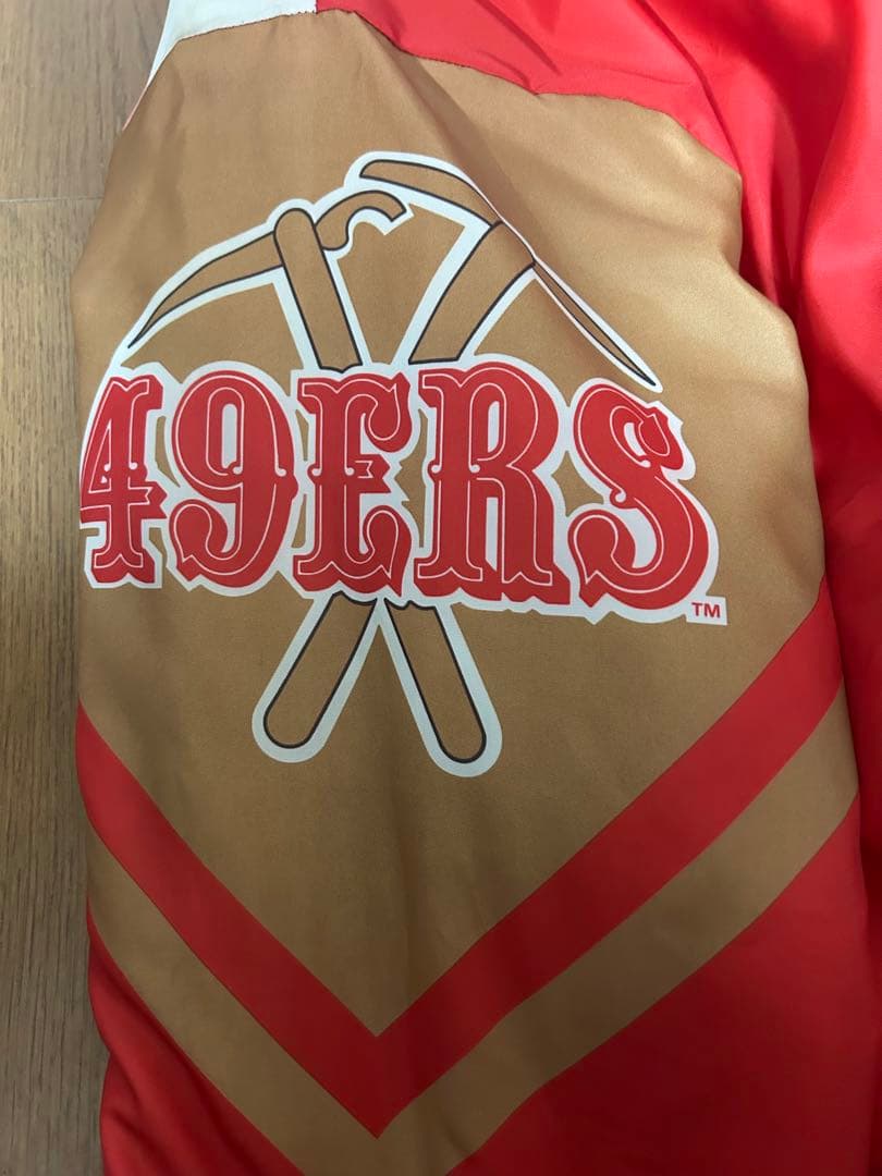 希少　49ers スタジャン Chalk Line