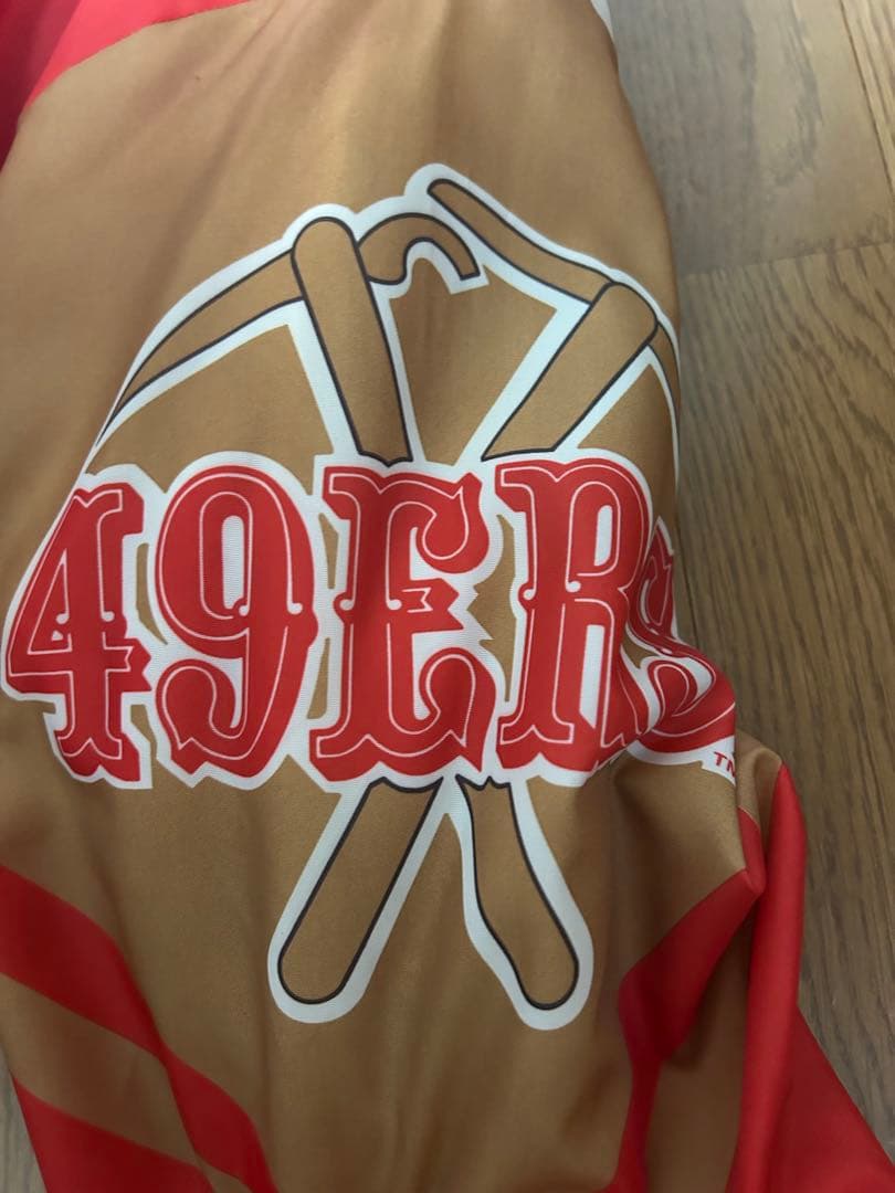 希少　49ers スタジャン Chalk Line