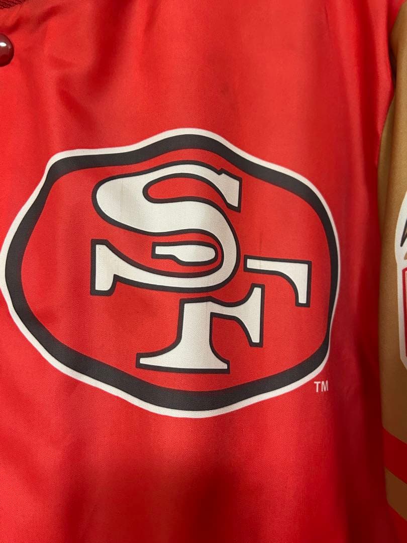 希少　49ers スタジャン Chalk Line