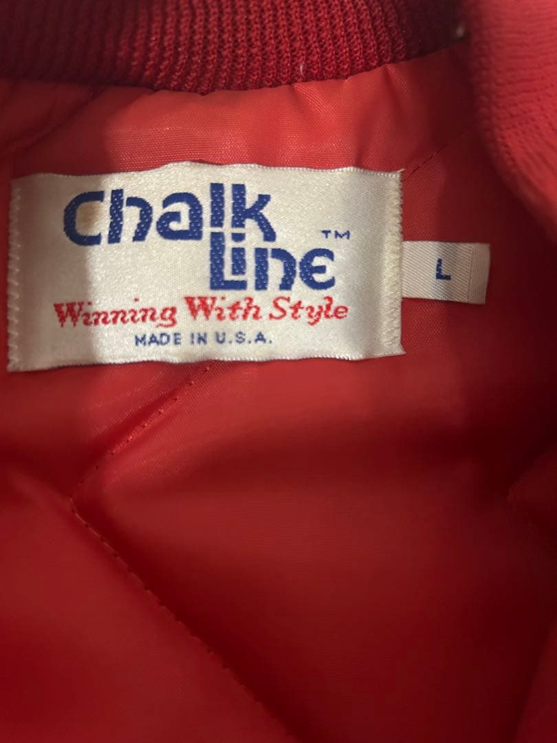 希少　49ers スタジャン Chalk Line