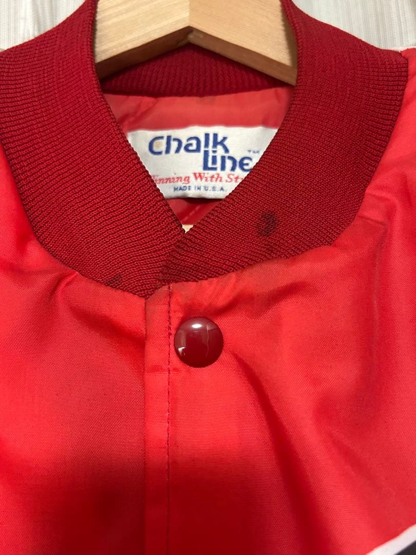 希少　49ers スタジャン Chalk Line