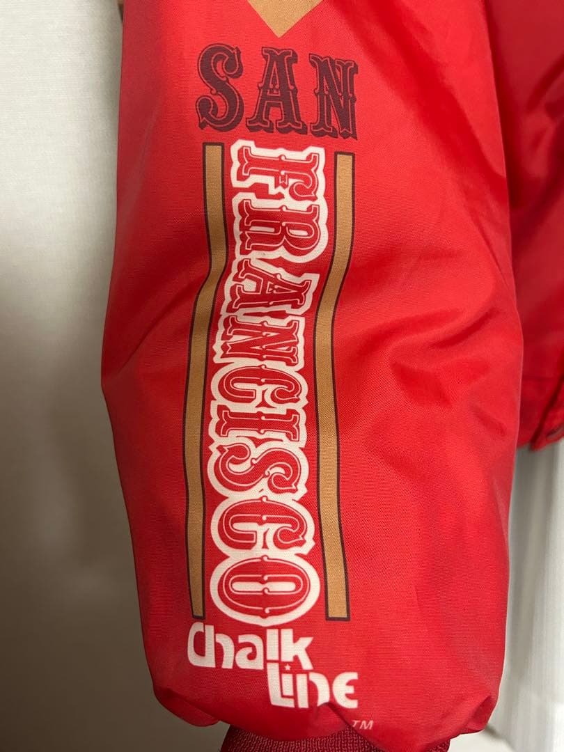 希少　49ers スタジャン Chalk Line