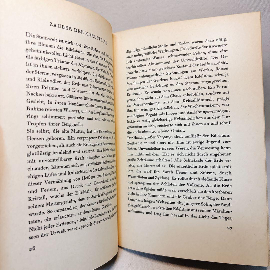 鉱石 インゼル文庫　54 ドイツ　海外洋書　鉱物図鑑