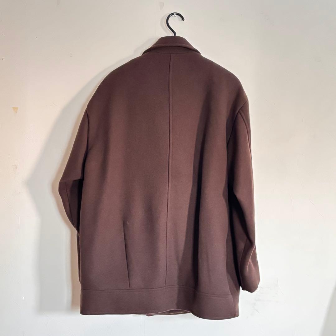 新品未使用 SHIPS any: ウール ミックス コクーン ショート Pコート