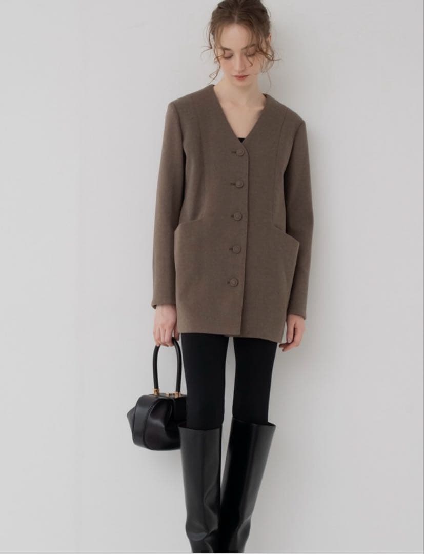 本日価格新品Maison de Dolce. noble jacket/ブラック