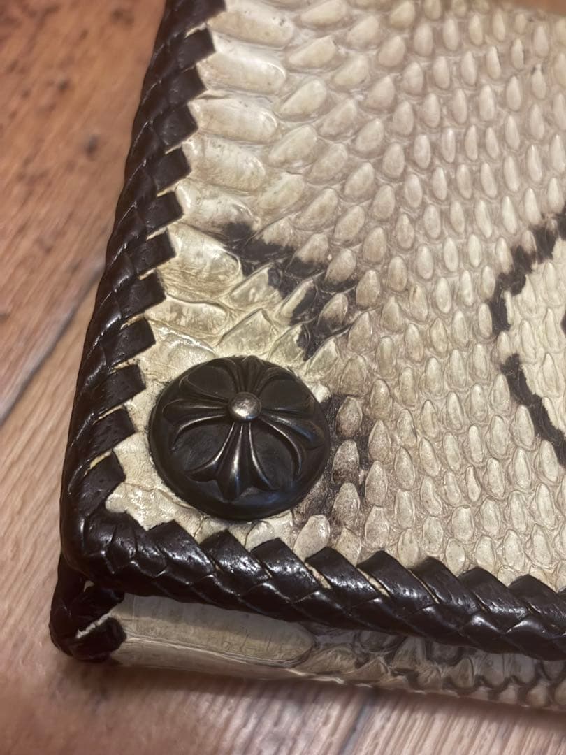 小物 unknown Python leather tracker wallet