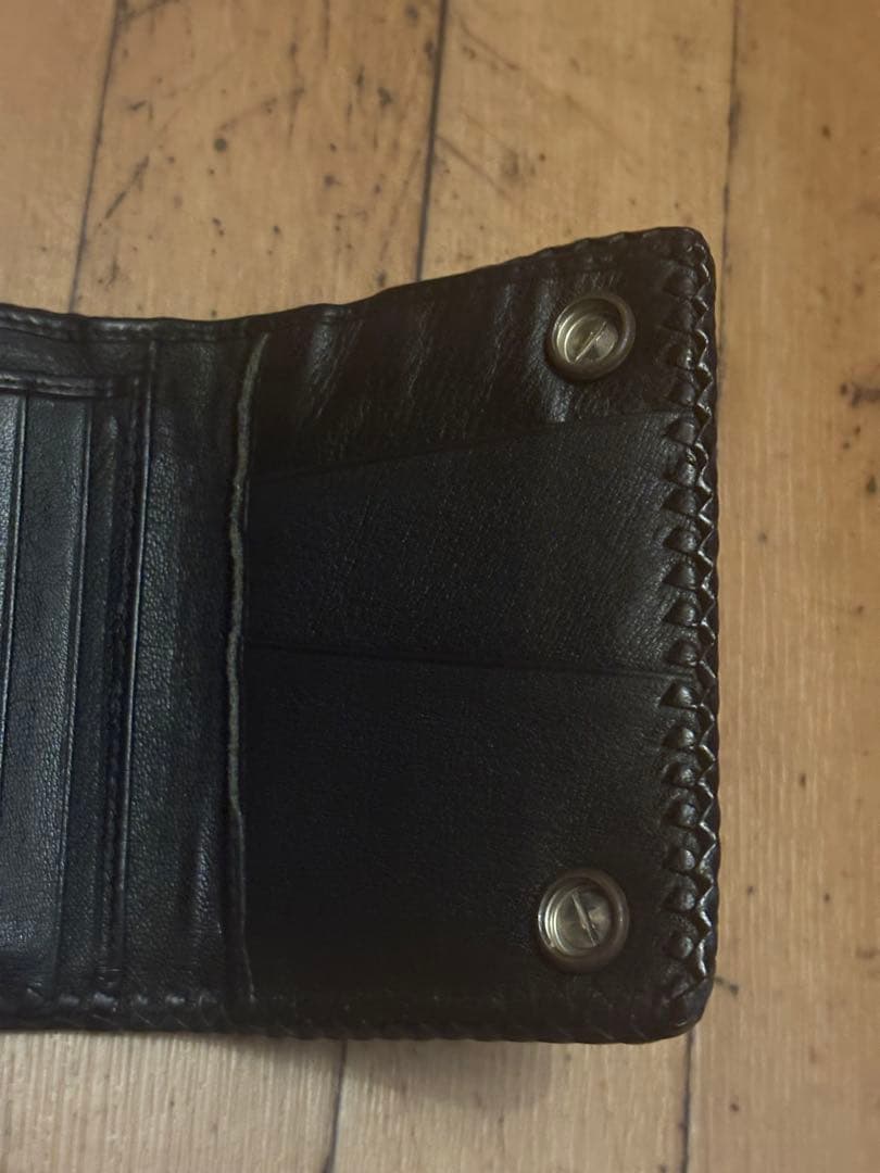 小物 unknown Python leather tracker wallet