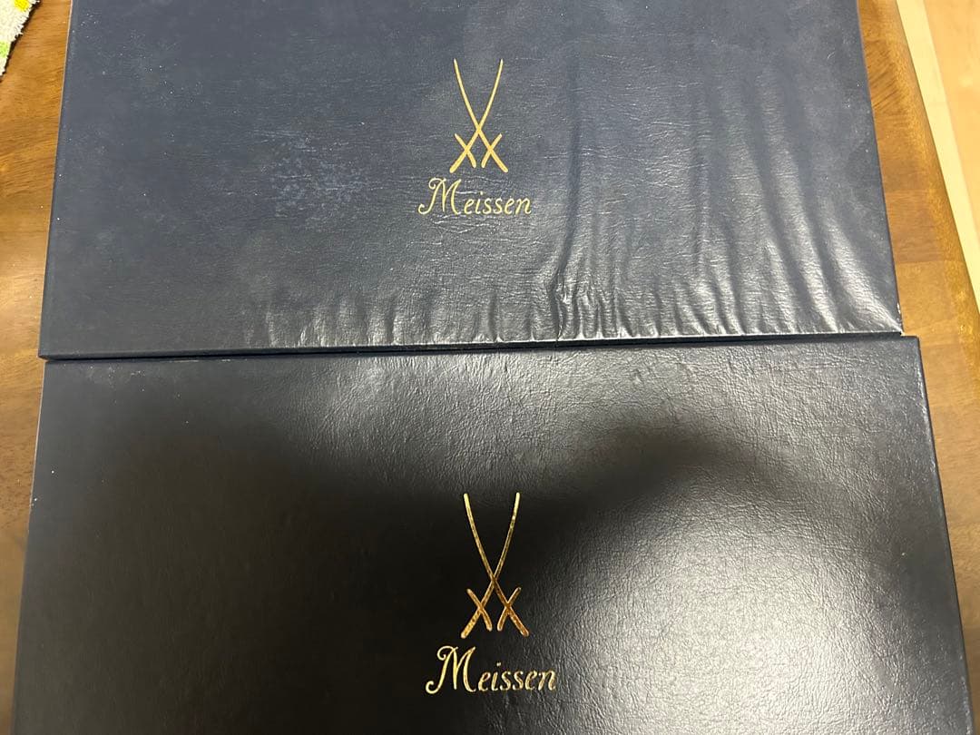 Meissen 波型皿 2枚セットの2セット