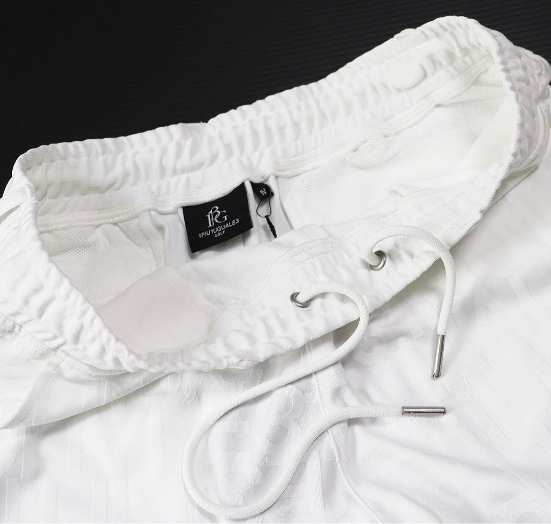 《1PIU1UGUALE3》新品 ジャガードロゴ総柄 ショートパンツ Ⅳ(M)