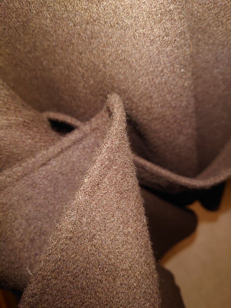 L'Or Irregular hem Cape Coat　ケープコート